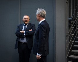 business men in central London 