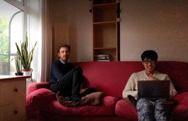 fine art photography webcam portrait during covid-19 lockdown at home 