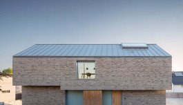architecture photography of hause brick facade , architekturfotografie Einfamilienhaus 